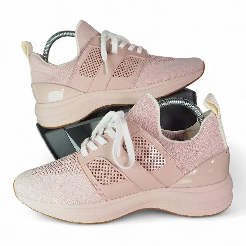 Tory Burch T Sock Knit‎ Runner Designer Sneakers 'Pink' 136629 Women's 9.5M